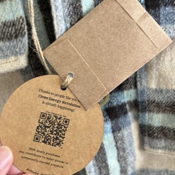 NWT Ottway the Label Australia Plaid Flannel Lenny Shirt Jacket Cotton Shaket S - Picture 7 of 11